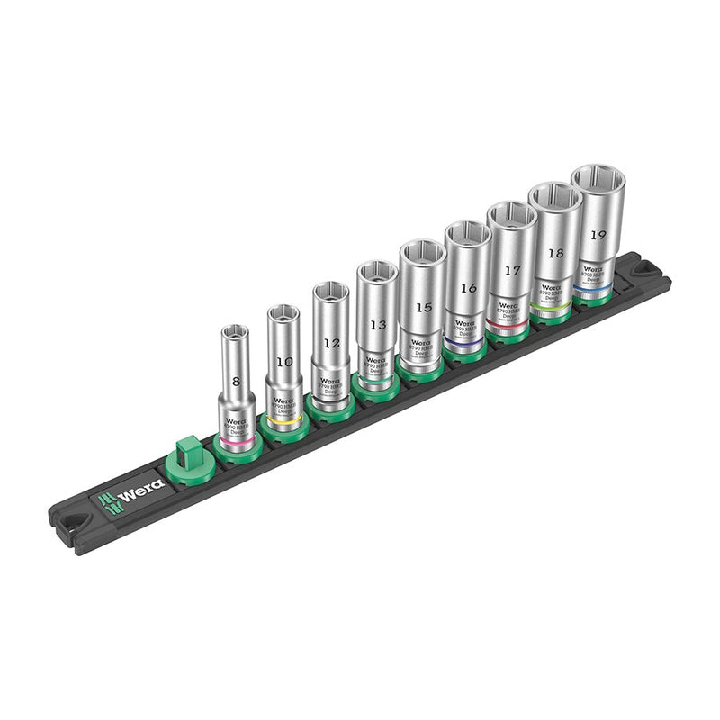 Load image into Gallery viewer, Wera 8790 HMB : Metric 3/8'', : 8,10,12,13,15,16,17,18,19mm, Set