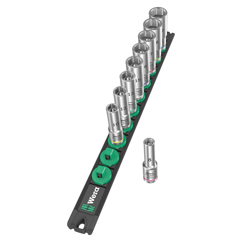 Load image into Gallery viewer, Wera 8790 HMB : Metric 3/8'', : 8,10,12,13,15,16,17,18,19mm, Set