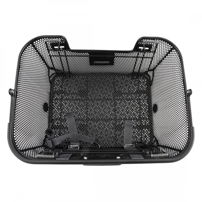 Load image into Gallery viewer, Axiom QR Dual-Function Premium Pet Basket Black Steel/Vinyl 16in x 11.8in x 7.1`