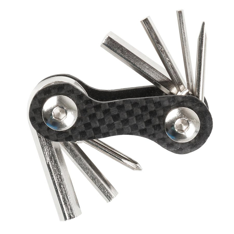 Load image into Gallery viewer, M-Wave Mini 7 Carbon Multi-Tools, Number of Tools: 7, Hex 2mm, 3mm, 4mm, 5mm, 6mm, Phillips, Flat Head