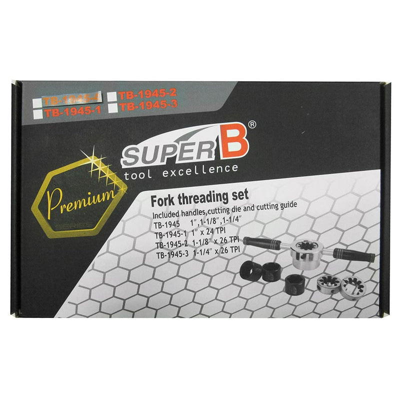 Load image into Gallery viewer, Super-B TB-19454 Fork Threading Tool, 1''-24TPI & 1-1/8''-26TPI