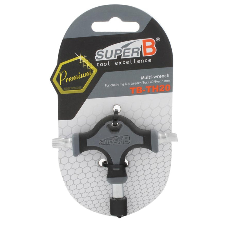 Load image into Gallery viewer, Super-B TB-TH20 Chainring Nut Wrench, T40, 6mm