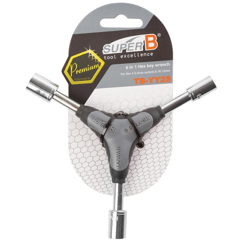 Load image into Gallery viewer, Super-B TB-YY 25 Y Wrench Box 8, 10 12mm, Hex 4, 5, 6mm