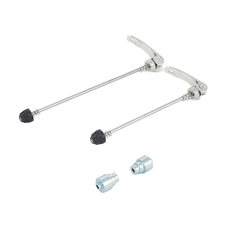 Load image into Gallery viewer, Minoura 12/15mm Thru Axle Adapter Truing Stand Axle Adapter Silver