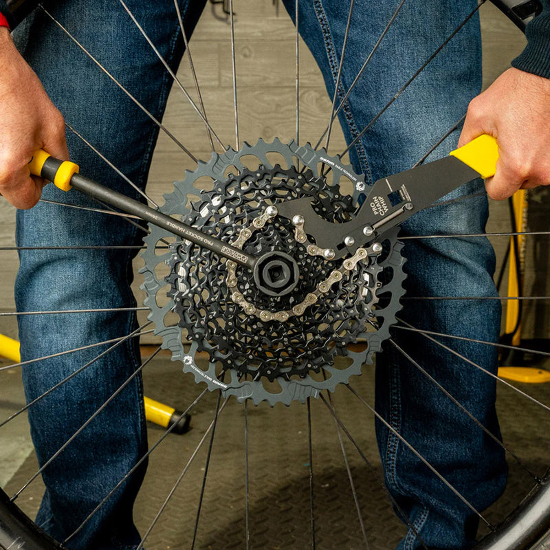 Load image into Gallery viewer, Pedros Pro Chain Whip II Chain Whip Yellow/Black 6451311