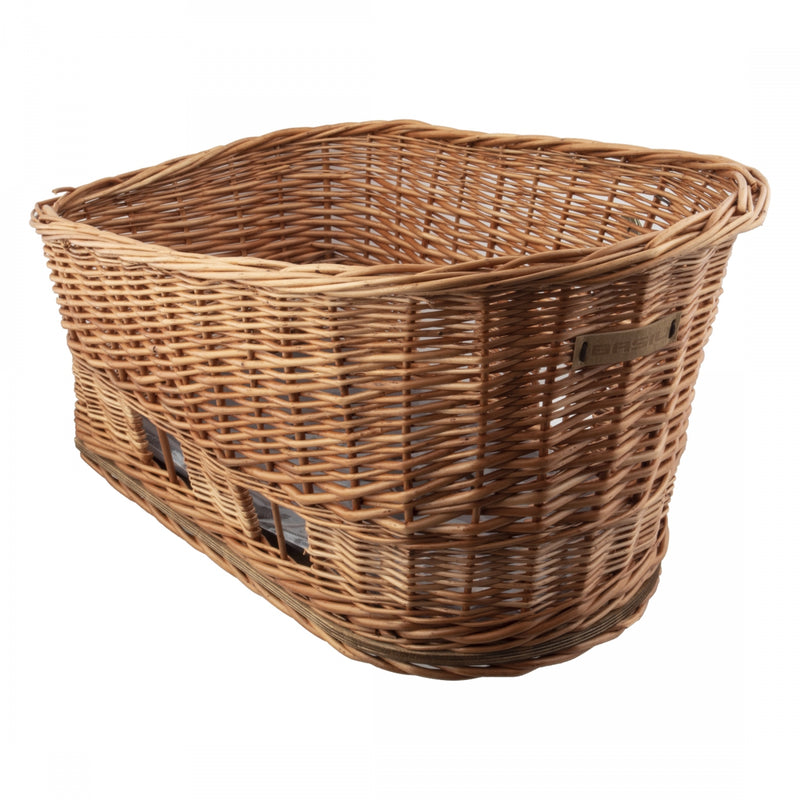 Load image into Gallery viewer, Basil-Pasja-Dog-Basket-M-Basket-Brown-Wicker-BSKT0505-Bicycle-Baskets