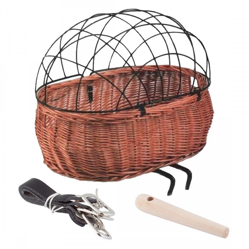 Load image into Gallery viewer, Basil Pasja Dog Basket Space Frame Cover Black Steel 45cm