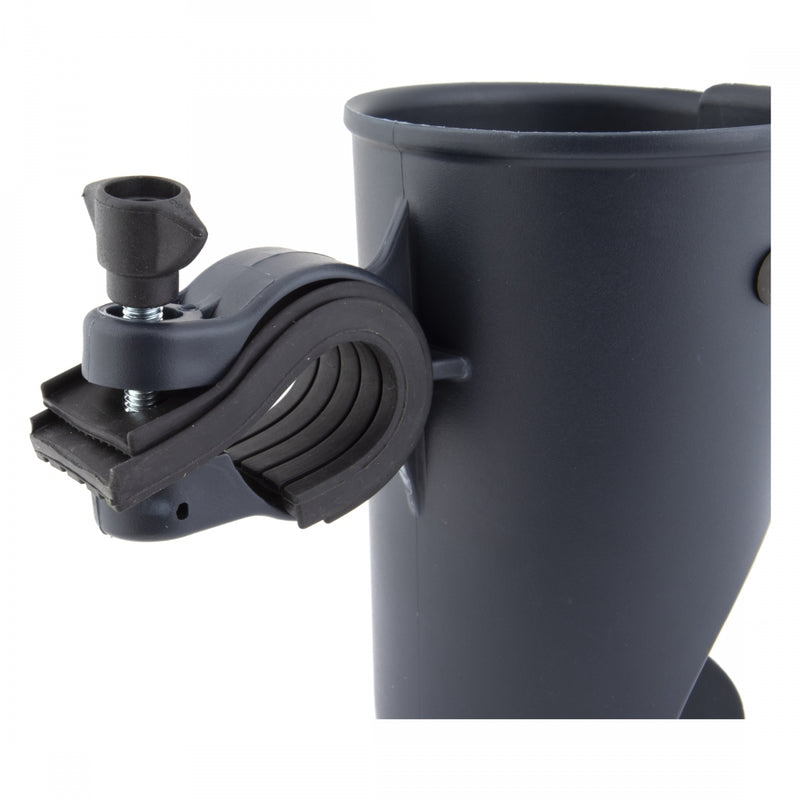 Load image into Gallery viewer, Delta Grande Beverage Holder/ Water Bottle Cage: Handlebar Mounted Black