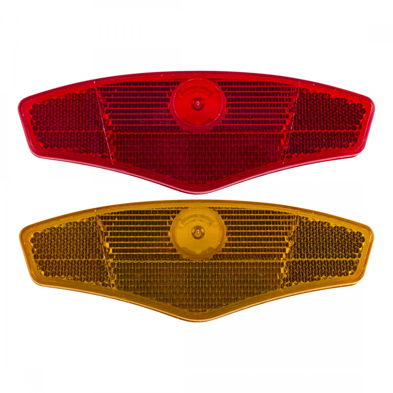 Load image into Gallery viewer, Pack of 2 Sunlite Wheel Reflector Set Amber/Red