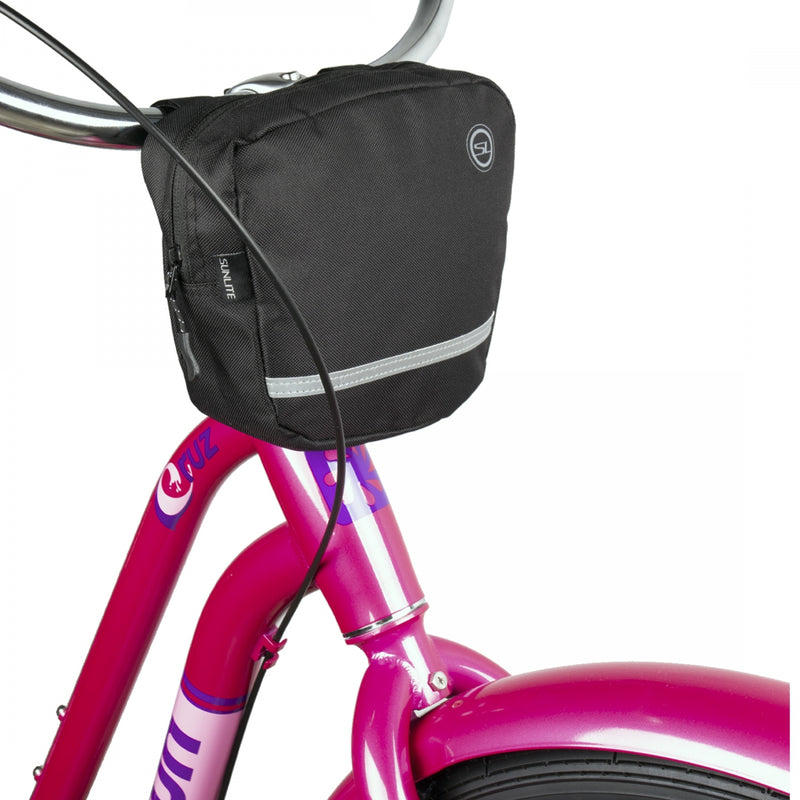 Load image into Gallery viewer, Sunlite Bar Tender II Handlebar Bag Black 8.3x3.1x7.5in Velcro Straps