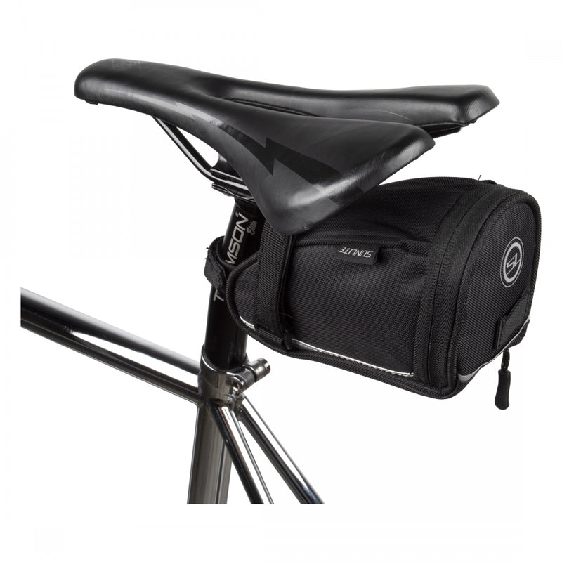 Load image into Gallery viewer, Sunlite Gator Gripper Seat Bag Black MD Velcro Straps