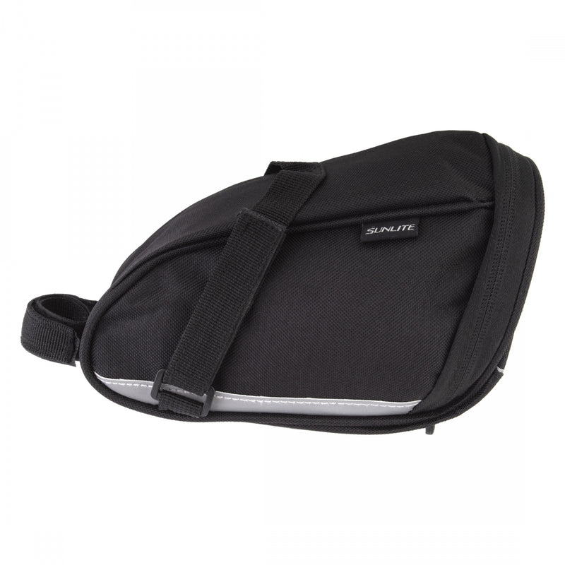 Load image into Gallery viewer, Sunlite Gator Gripper Seat Bag Black LG Velcro Straps