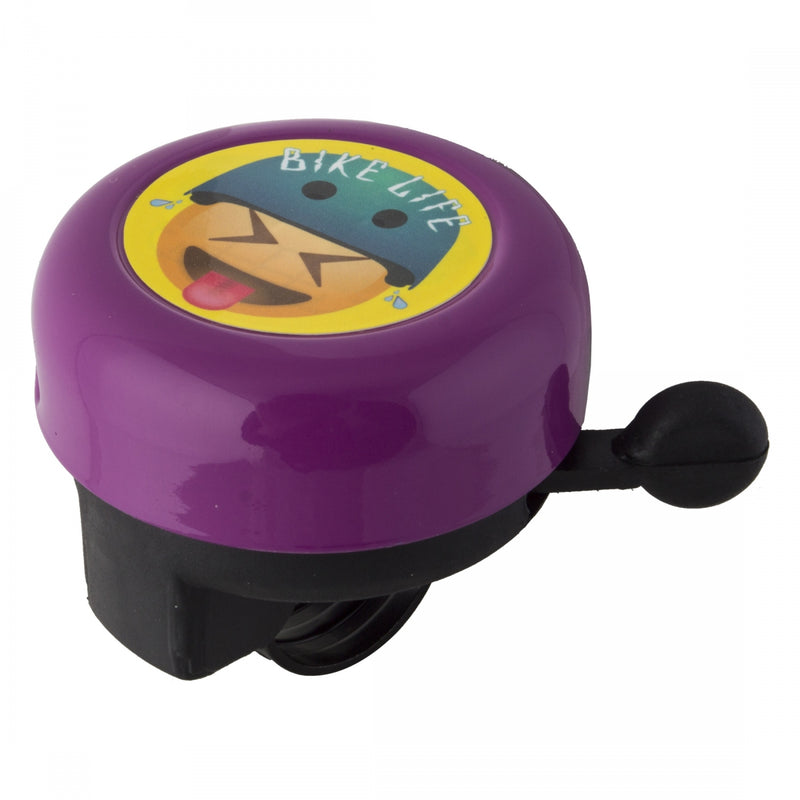 Load image into Gallery viewer, Sunlite Emoji Bell Bike Life Purple Lever