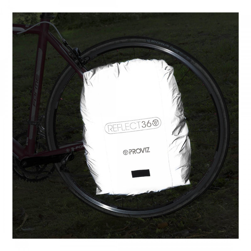 Load image into Gallery viewer, Proviz Reflect360 Waterproof Pannier Cover Reflective Grey Cover Only