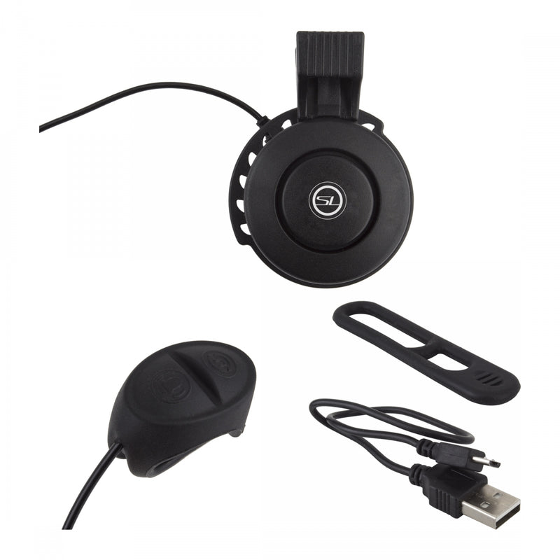 Load image into Gallery viewer, Sunlite Mini Blast Electronic Horn Black 3 Sound Horn w/ Remote