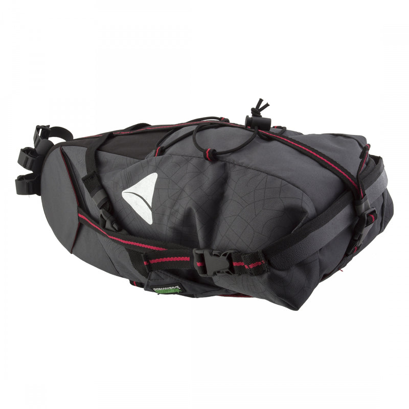 Load image into Gallery viewer, Axiom Seymour Oceanweave 13+ Seatpack Bag Black 18.1x 8.3x6.7� Velcro Straps