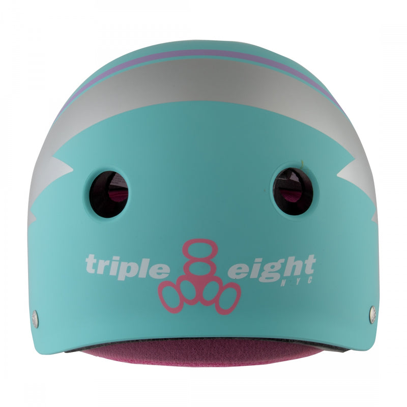Load image into Gallery viewer, Triple Eight The Certified Sweatsaver Helmet ABS-EPS Large/X-Large Teal Hologram