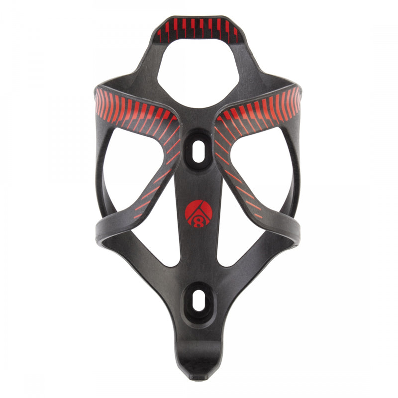 Load image into Gallery viewer, Origin8 Carbon Composite Klutch Cage Black/Red | Standard Braze-On Mount
