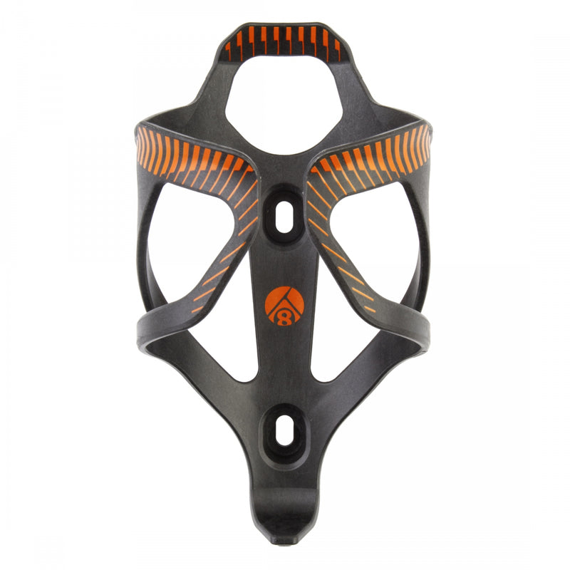 Load image into Gallery viewer, Origin8 Carbon Composite Klutch Cage Black/Orange | Standard Braze-On Mount