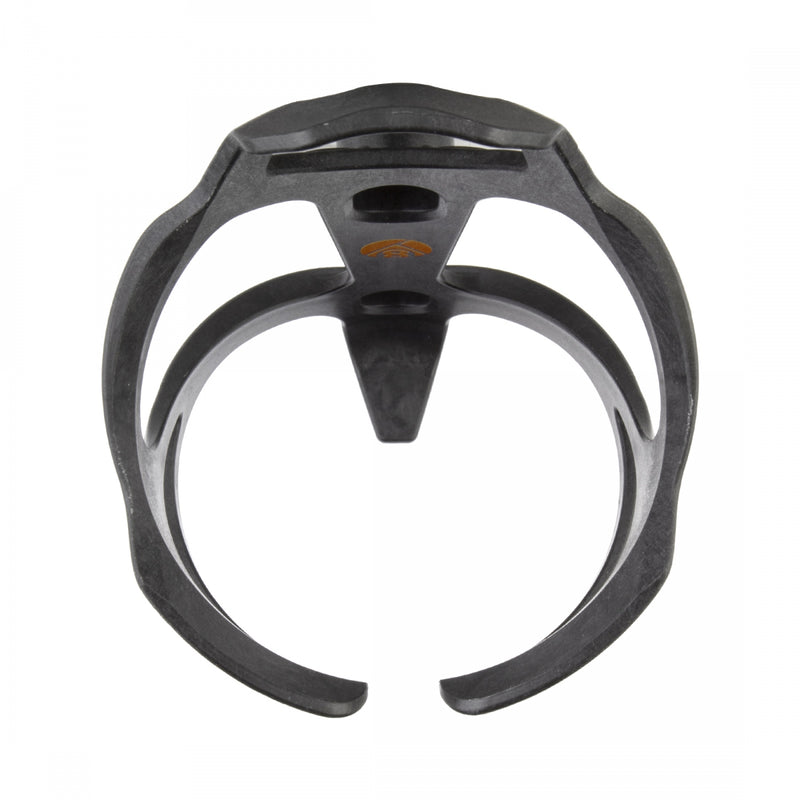 Load image into Gallery viewer, Origin8 Carbon Composite Klutch Cage Black/Orange | Standard Braze-On Mount