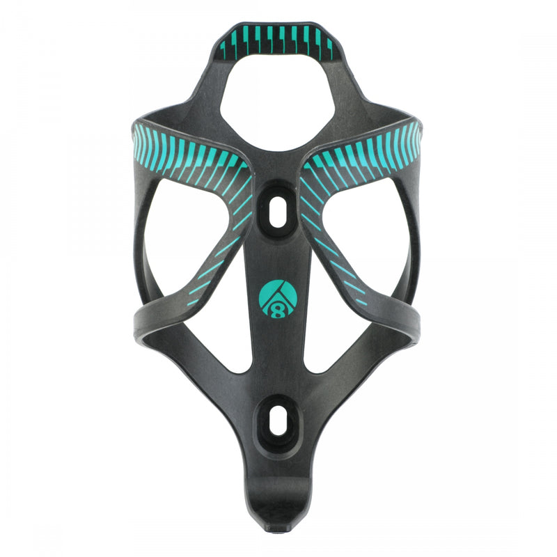 Load image into Gallery viewer, Origin8 Carbon Composite Klutch Cage Black/Celeste | Standard Braze-On Mount