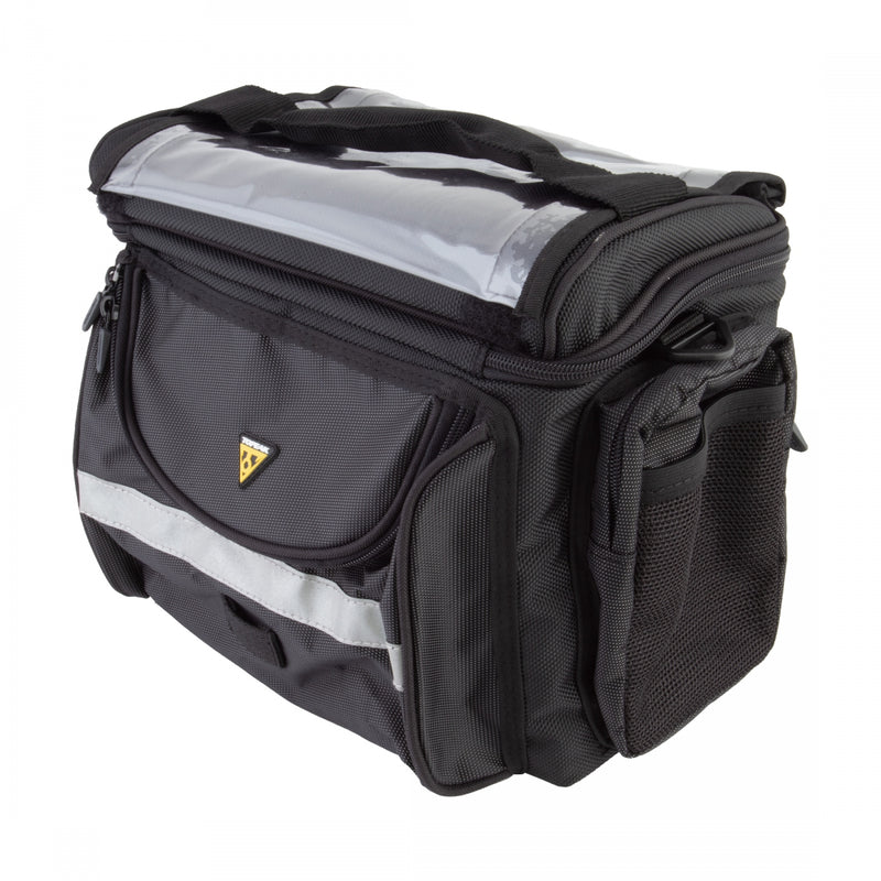 Load image into Gallery viewer, Topeak-TourGuide-Handlebar-Bag-DX-Handlebar-Bag-Reflective-Bands-HDBG0061