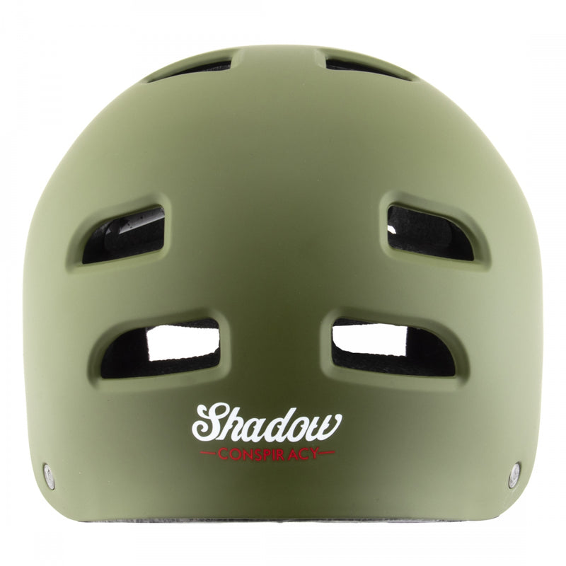 Load image into Gallery viewer, The Shadow Conspiracy Classic BMX Helmet ABS Shell Matte Army Green Small/Medium