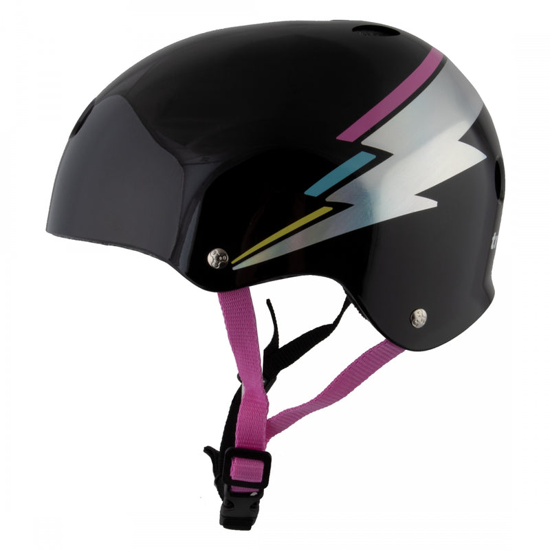 Load image into Gallery viewer, Triple Eight The Certified Sweatsaver LG/XL 22-1/2 to 23-1/2in (57 to 60 cm) Black Lighting Hologram BMX/Skate