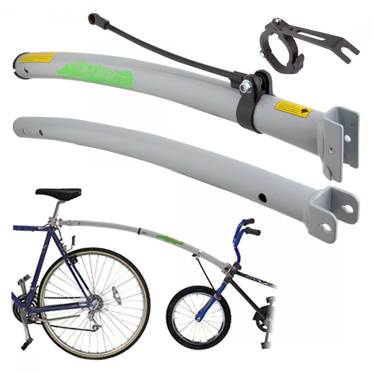 Trail-Gator バイシクルトウバー Universal Trail Gator Tow Bar for Kids' Bikes - Folding