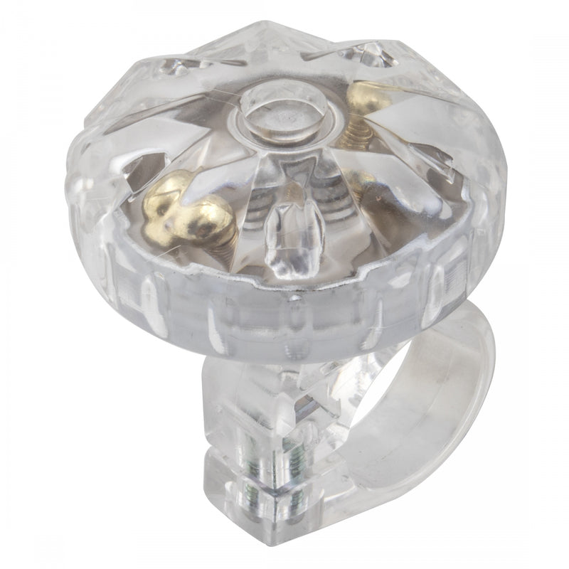 Load image into Gallery viewer, Delta Luxe Bell - Clear Luxurious Bellissimo Double Ring With Twist Top Action