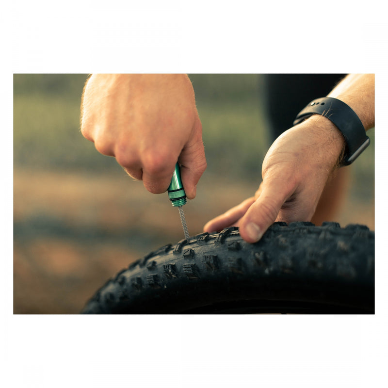 Load image into Gallery viewer, Kom Cycling Tubeless Tire Repair Tool Easily Fits In A Pocket