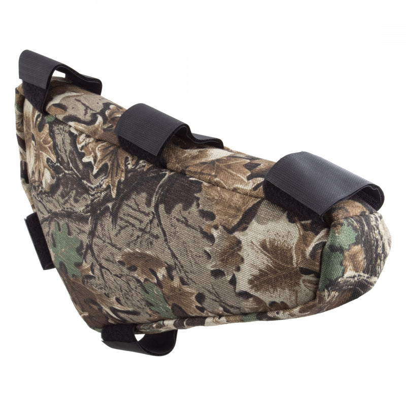Load image into Gallery viewer, Green Guru Upshift Frame Bag Camo 15x9x2.5in Velcro Straps