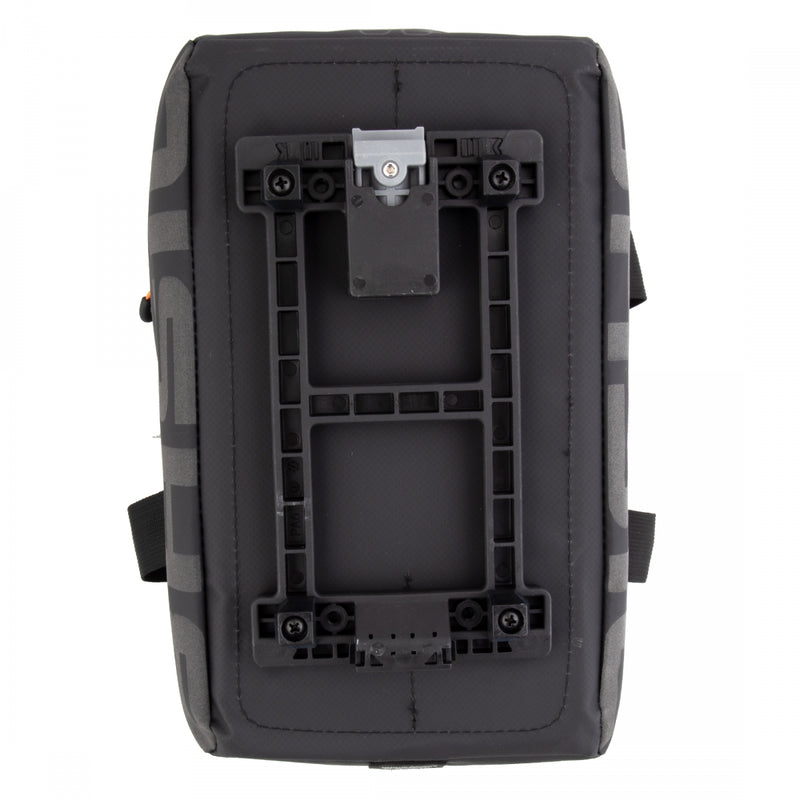Load image into Gallery viewer, Basil Miles Tarpaulin Trunk Bag MIK Black/Orange 12.6x7.9x7.9in MIK