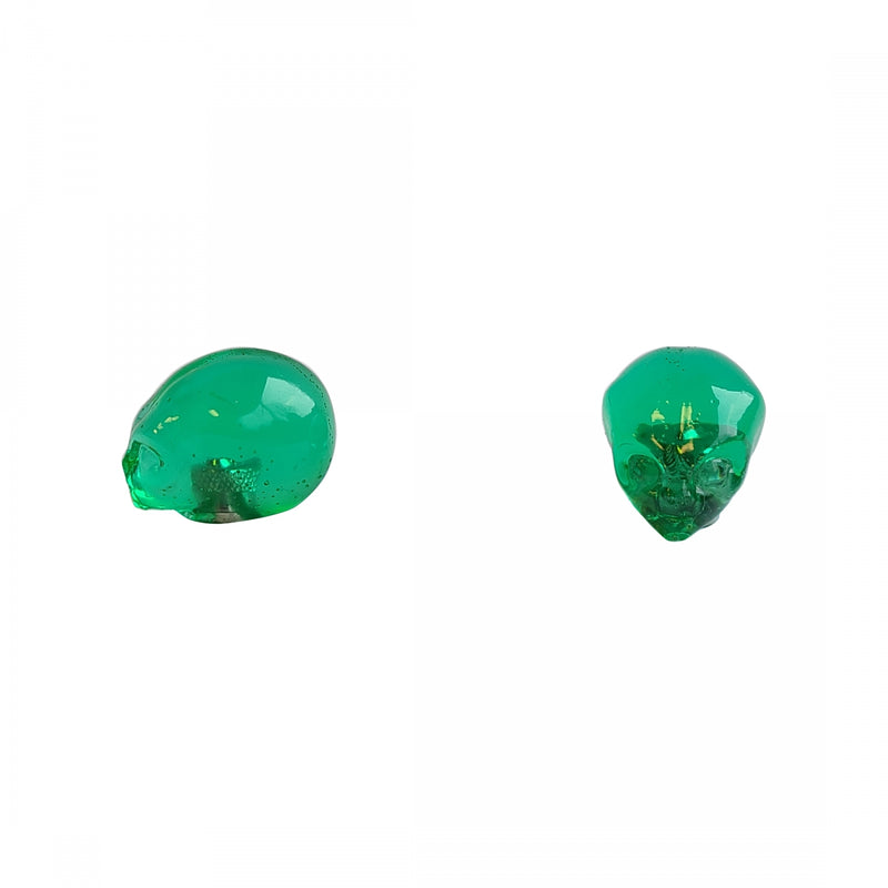 Load image into Gallery viewer, Alienation E.T. Valve Caps Alien Head Green SV