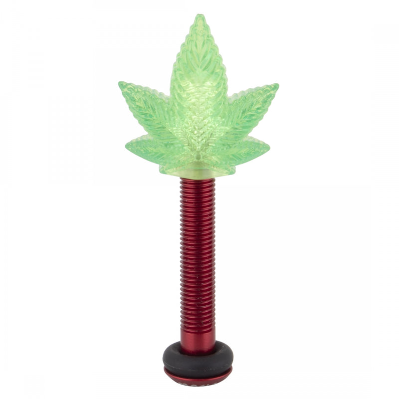 Load image into Gallery viewer, Alienation Four-Twenty Valve Caps Translucent Green SV/PV