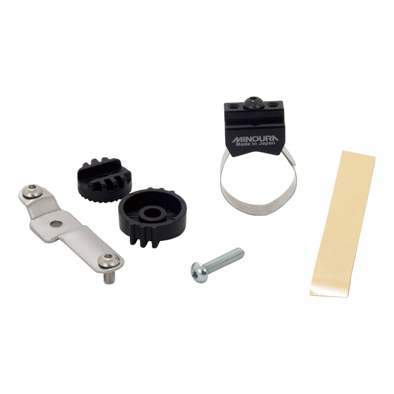 Load image into Gallery viewer, Minoura BH-100EBW Wide Band Silver 22-34mm