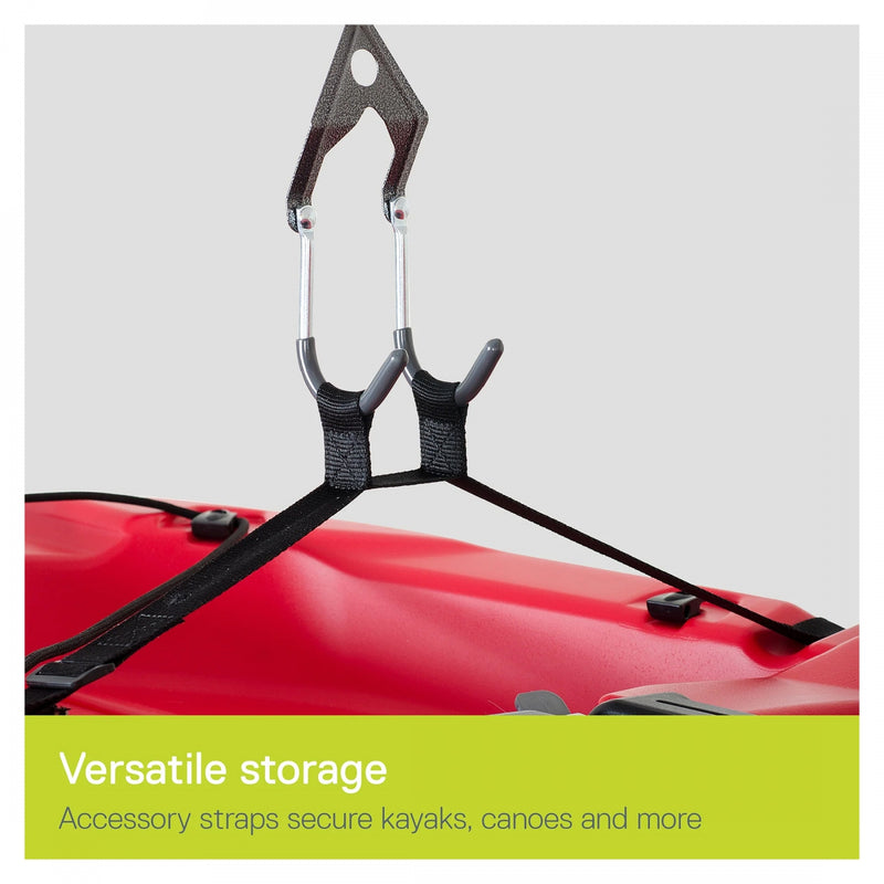 Load image into Gallery viewer, Delta Deluxe Ceiling Hoist Bike Storage Rack - 1-Bike, Utility Straps Included
