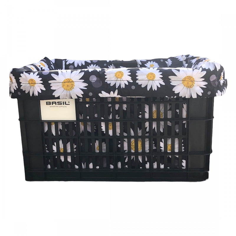 Load image into Gallery viewer, Cruiser Candy Style Up Rear E-Bike Basket Liner Daisy Medium