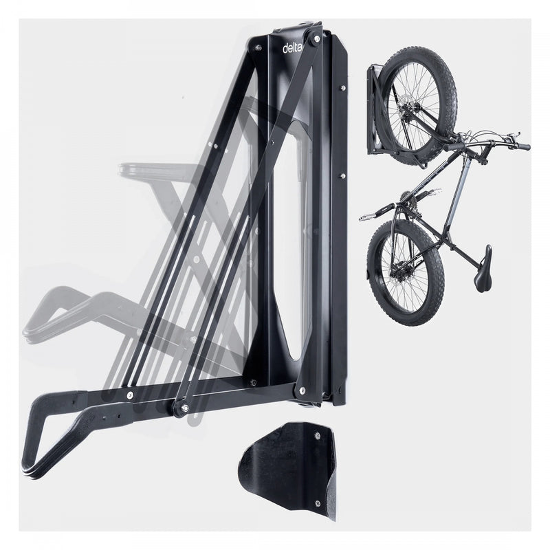 Load image into Gallery viewer, Delta Pivot Bike Storage Rack - 1 Bike, Black