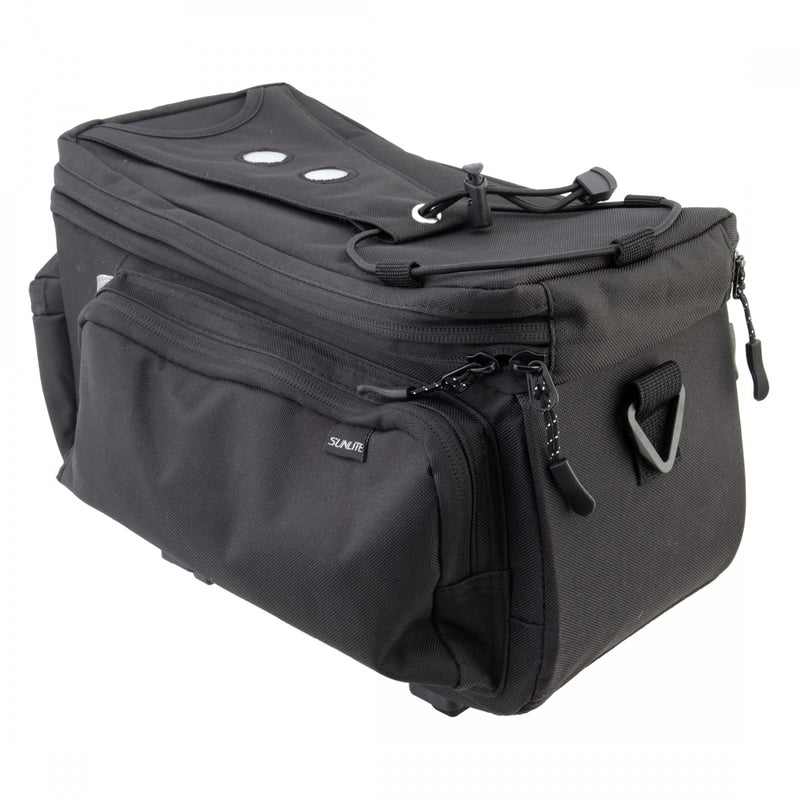 Load image into Gallery viewer, Sunlite RackPack Medium w/Side Pockets MIK Bag Black 12.6x5.5x6.7in MIK