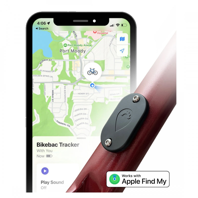 Load image into Gallery viewer, BikeBac Bike Tracker Bundle Waterproof, Long Battery Life, Mountable for iOS & Android MTB, Road & Commuter Bikes