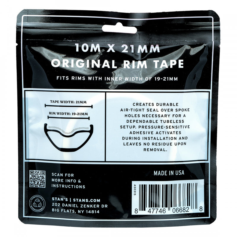 Load image into Gallery viewer, Stan's Original Tubeless Rim Tape, 21mm Width, 10m Roll