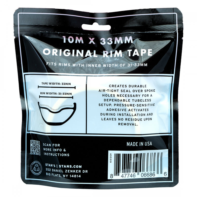 Load image into Gallery viewer, Stan's Original Tubeless Rim Tape, 33mm Width, 10m Roll