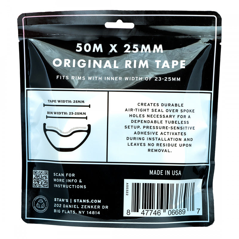 Load image into Gallery viewer, Stan's Original Tubeless Rim Tape, 25mm Width, 50m Roll