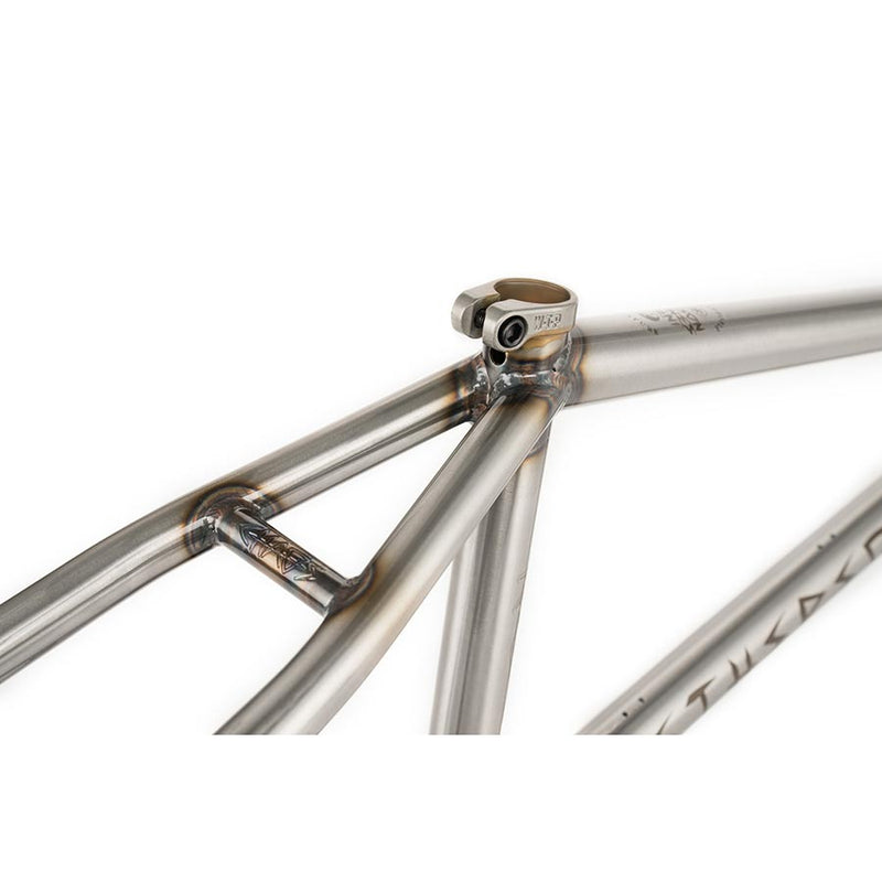 Load image into Gallery viewer, We The People Chaos Machine BMX Frame - 21" TT, Glossy Raw