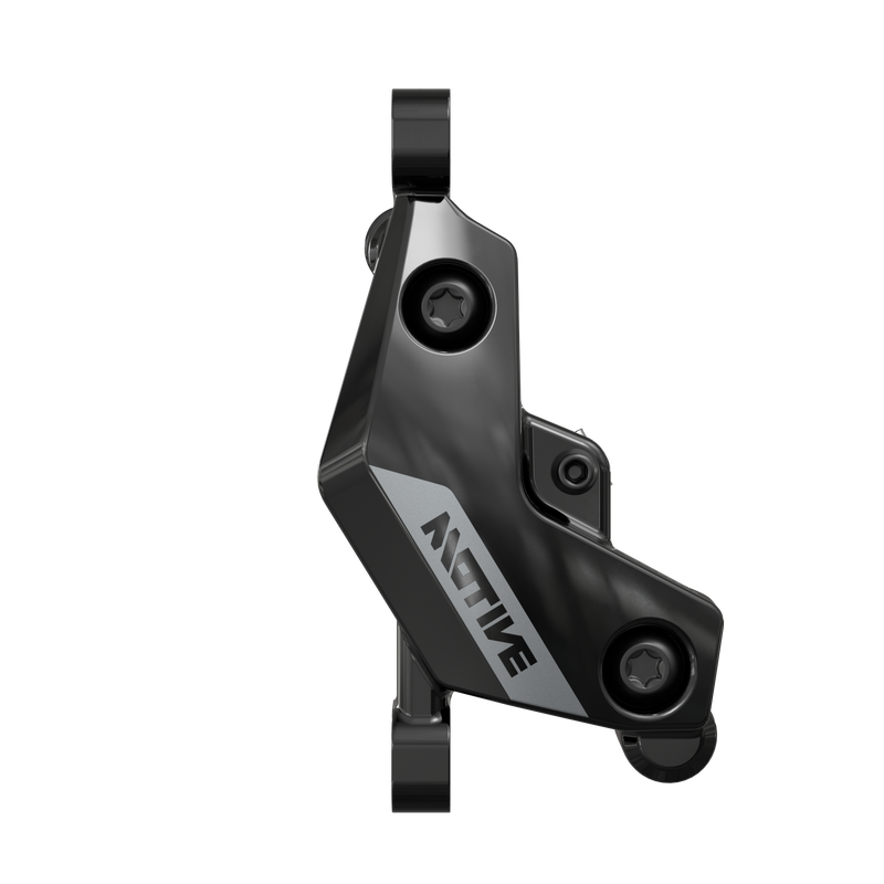 Load image into Gallery viewer, SRAM Motive Silver Disc Brake and Lever - Front, 950mm Hose, Post Mount, 4-Piston, Aluminum Lever, Black, A1