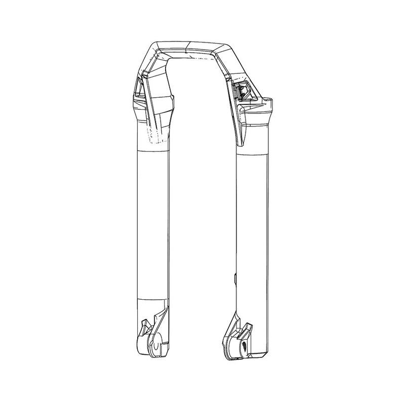 Load image into Gallery viewer, RockShox Lower Leg for ZEB Diffusion Blk, 27.5", 11.4018.091.035