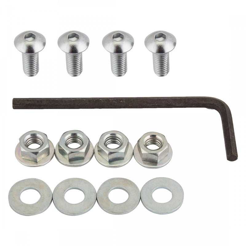 Load image into Gallery viewer, MKS Lightweight Steel Toe Clips Medium Chrome Polish NJS Stamped
