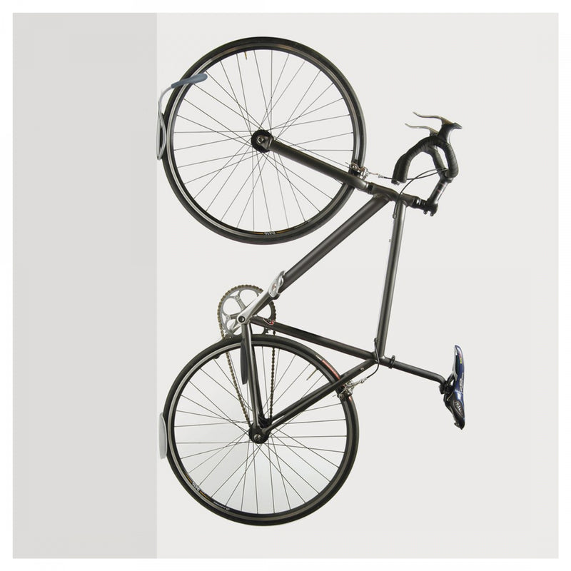 Load image into Gallery viewer, Delta Single Bike Wall Mount Rack with Tire Tray: Holds One Bike, Gray