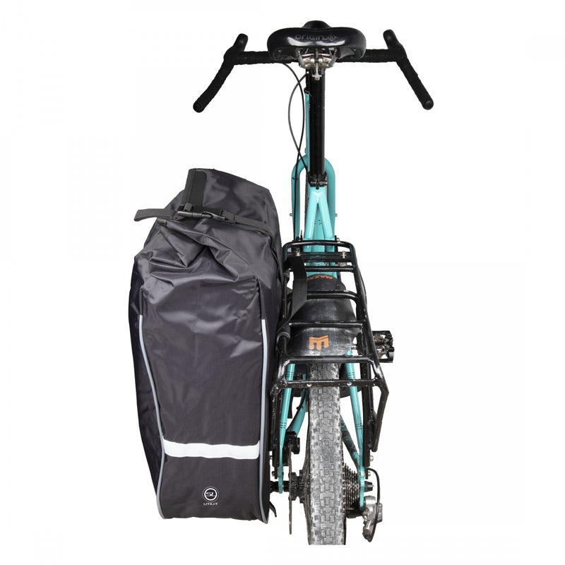 Load image into Gallery viewer, Sunlite Utili-T Waterproof Rear Pannier Black 12x15x6in Hook-On